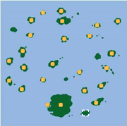 Localización de la isla sin nombre 3.