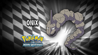 Onix en la sección de ¿Quién es ese Pokémon?/¿Cuál es este Pokémon?.