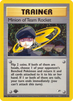 Carta Minion of Team Rocket