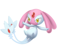 Mesprit en Pokémon Diamante Brillante y Perla Reluciente.
