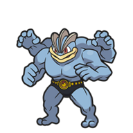 Icono de Machamp en Pokémon Diamante Brillante y Perla Reluciente