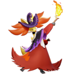 Artwork Delphox Ilusionista de las Tinieblas UNITE.png