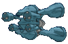Imagen posterior de Mega-Metagross en Pokémon Rubí Omega, Pokémon Zafiro Alfa, Pokémon Sol, Pokémon Luna, Pokémon Ultrasol y Pokémon Ultraluna