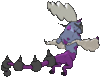 Imagen posterior de Thundurus tótem variocolor en Pokémon X, Pokémon Y, Pokémon Rubí Omega, Pokémon Zafiro Alfa, Pokémon Sol, Pokémon Luna, Pokémon Ultrasol y Pokémon Ultraluna