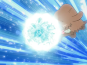 Piloswine usando canto helado.