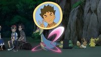 Brock en una fantasía de Ash.