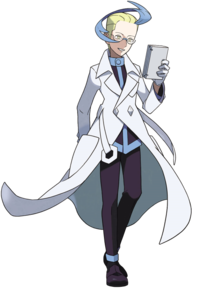 Acromo, será el científico del Equipo Plasma, y ayudará a Ghechis con sus planes para controlar a Kyurem.