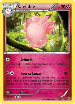 Carta de Clefable