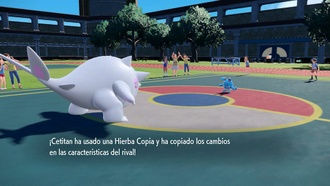 ...y Cetitan usa su Hierba Copia para aumentar el suyo también.