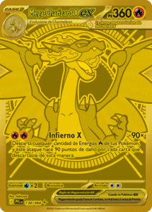 Versión Rara Híper Mega de la carta en Fuegos Fantasmales