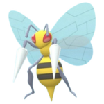 Imagen de Beedrill en Pokémon Diamante Brillante y Pokémon Perla Reluciente