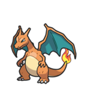 Icono de Charizard en Pokémon Diamante Brillante y Perla Reluciente