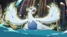 Astro Invocación de Lugia de una entrenadora.