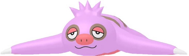 Archivo:Slakoth HOME variocolor.webm - WikiDex, la enciclopedia Pokémon