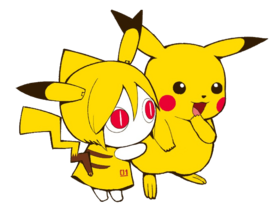 Gijinka Pikachu de aimaina Miku en The Pokémon Inside My Heart.