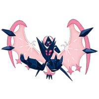 Necrozma (Alas del Alba) variocolor en Pokémon Masters EX.