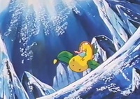 Corsola usando placaje.