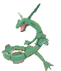 Imagen de Rayquaza en Pokémon Espada y Pokémon Escudo