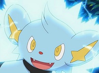 Shinx de Landis usando Chispa