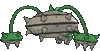 Imagen posterior de Ferrothorn en Pokémon X, Pokémon Y, Pokémon Rubí Omega, Pokémon Zafiro Alfa, Pokémon Sol, Pokémon Luna, Pokémon Ultrasol y Pokémon Ultraluna