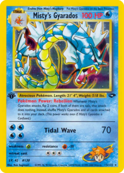 Misty's Gyarados (Gym Challenge TCG) - WikiDex, la enciclopedia