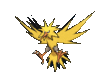 Imagen de Zapdos variocolor en Pokémon X, Pokémon Y, Pokémon Rubí Omega, Pokémon Zafiro Alfa, Pokémon Sol, Pokémon Luna, Pokémon Ultrasol y Pokémon Ultraluna