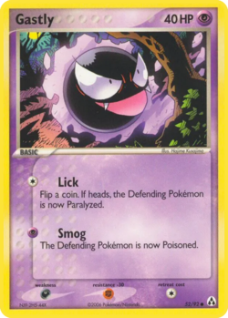 Gastly (Legend Maker TCG) - WikiDex, la enciclopedia Pokémon