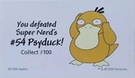 Tarjeta del Psyduck del supernecio (1999)