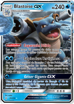 Carta de Blastoise-