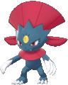 Imagen de Weavile macho en Pokémon Espada y Pokémon Escudo