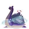 Imagen de Lapras Gigamax variocolor en Pokémon HOME