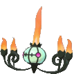 Imagen de Chandelure en Pokémon Espada y Pokémon Escudo