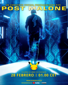 Poster del concierto de Post Malone