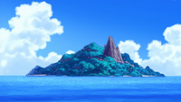 Isla Dolzor en el anime.
