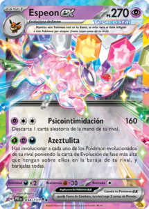 Versión Rara Doble de la carta en Evoluciones Prismáticas