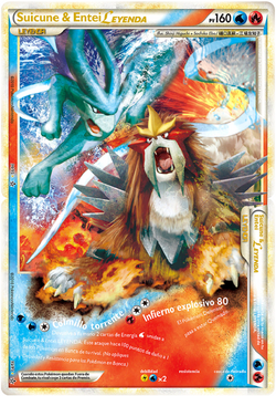 Carta de Suicune & Entei LEYENDA