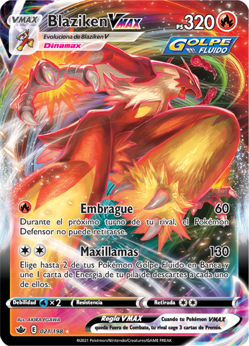 Blaziken VMAX Reinado Escalofriante TCG WikiDex La Enciclopedia 
