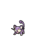Icono de Rattata en Pokémon Diamante Brillante y Perla Reluciente