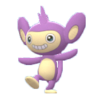 Imagen de Aipom hembra en Pokémon Diamante Brillante y Pokémon Perla Reluciente