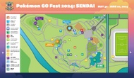 Mapa del GO Fest 2024 Sendai.