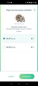 Planificador de asistencia en una incursión.