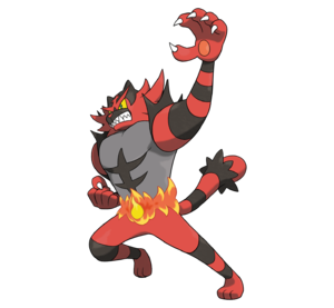 Ilustración de Incineroar