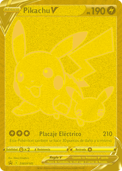 Archivo:Pikachu V (SWSH Promo 145 TCG).png