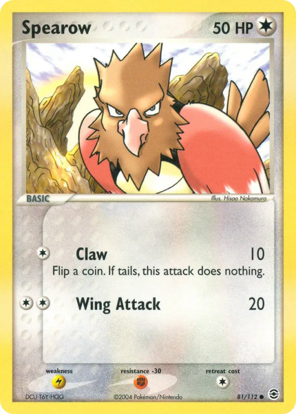 Archivo:Spearow (FireRed & LeafGreen TCG).png