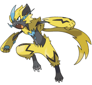 Ilustración de Zeraora