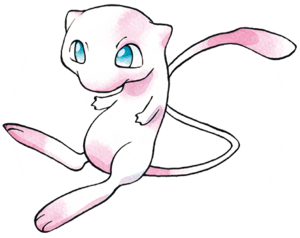 Mew en Pokémon Rojo y Verde.