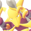 Icono de Alakazam hembra variocolor en Leyendas Pokémon: Z-A