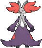 Imagen de Delphox variocolor en Pokémon X, Pokémon Y, Pokémon Rubí Omega, Pokémon Zafiro Alfa, Pokémon Sol, Pokémon Luna, Pokémon Ultrasol y Pokémon Ultraluna