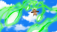 Chespin usando pin misil.