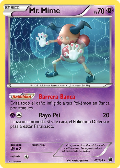 Mr. Mime (Glaciación Plasma TCG) - WikiDex, la enciclopedia Pokémon